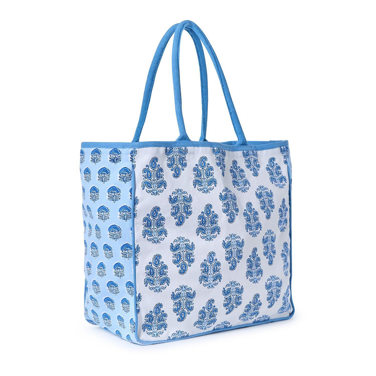 Block Printed Tote Bag - 3 Patterns Available