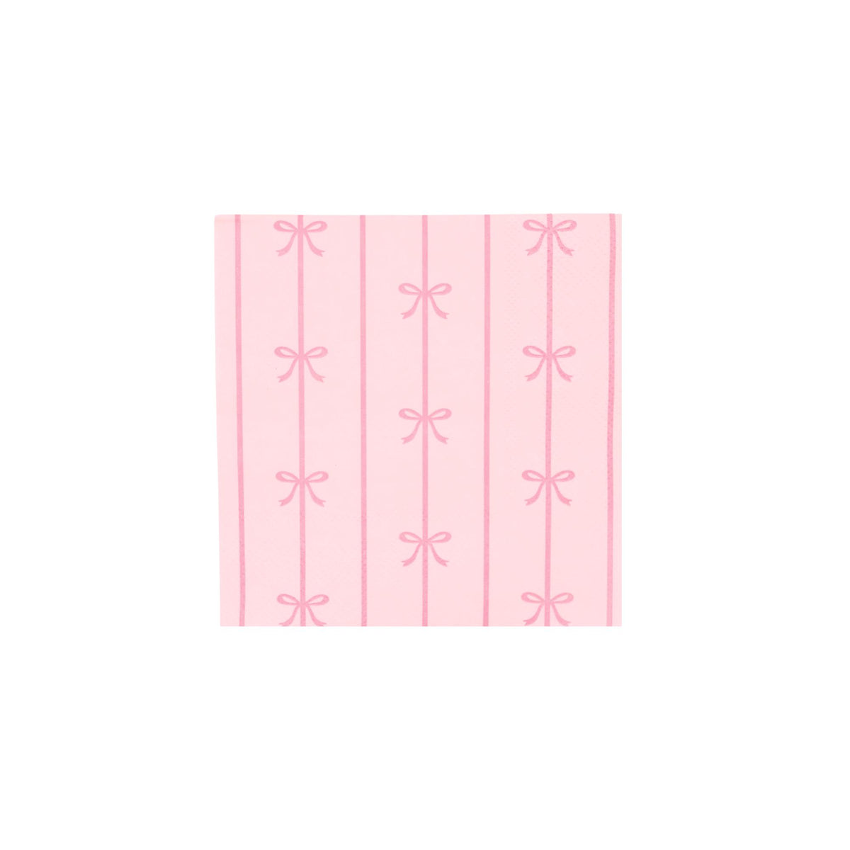 PETAL PINK SIGNATURE BOW SMALL NAPKINS