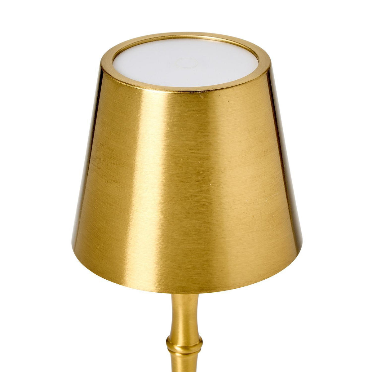 LED Portable Cordless Gold Bamboo Table Lamp - The Preppy Bunny