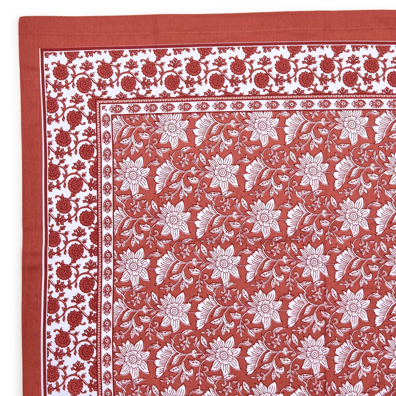 Botanica Block Print Tablecloth - The Preppy Bunny