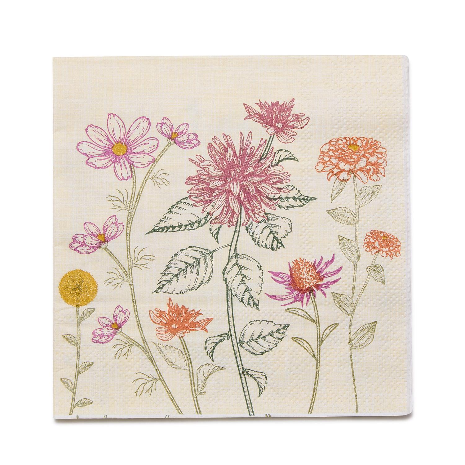 Botanica Paper Cocktail Napkins - The Preppy Bunny