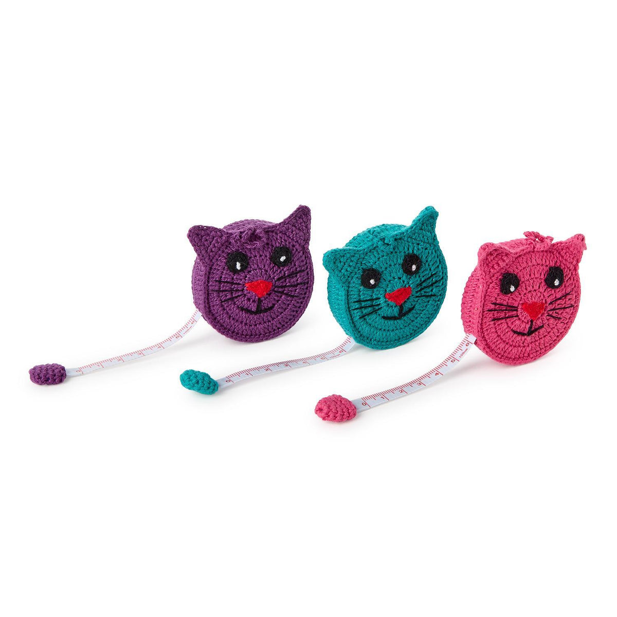 Kitty Kat Hand-Crocheted Measuring Tape