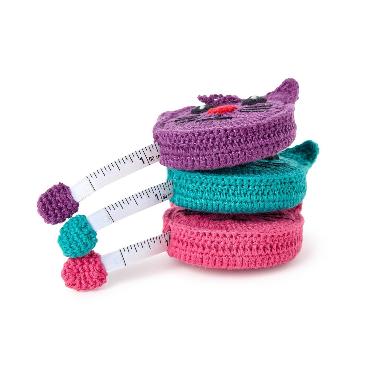 Kitty Kat Hand-Crocheted Measuring Tape
