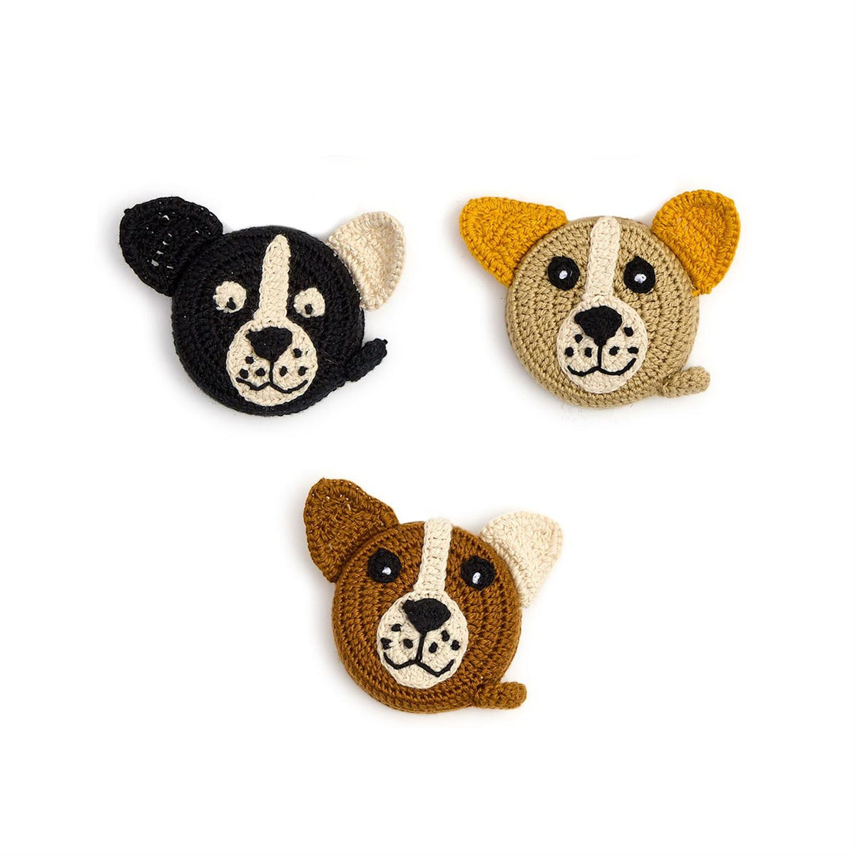 Playful Puppy Hand-Crocheted Measuring Tape