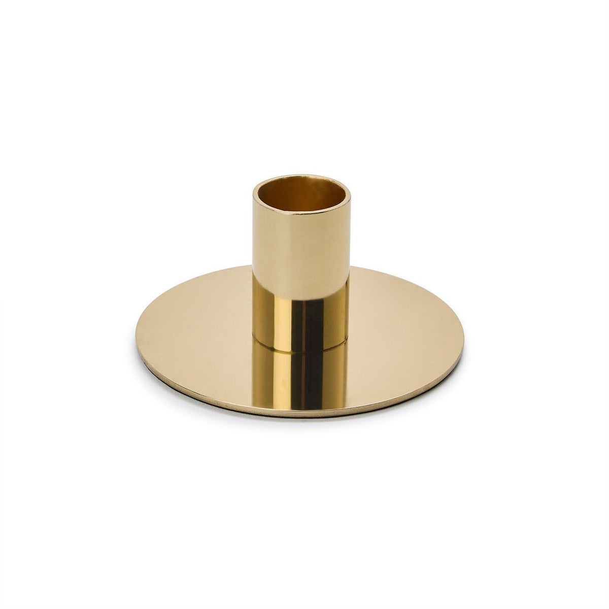 Metallic Gold Metal Taper Candlestick Candleholder - The Preppy Bunny