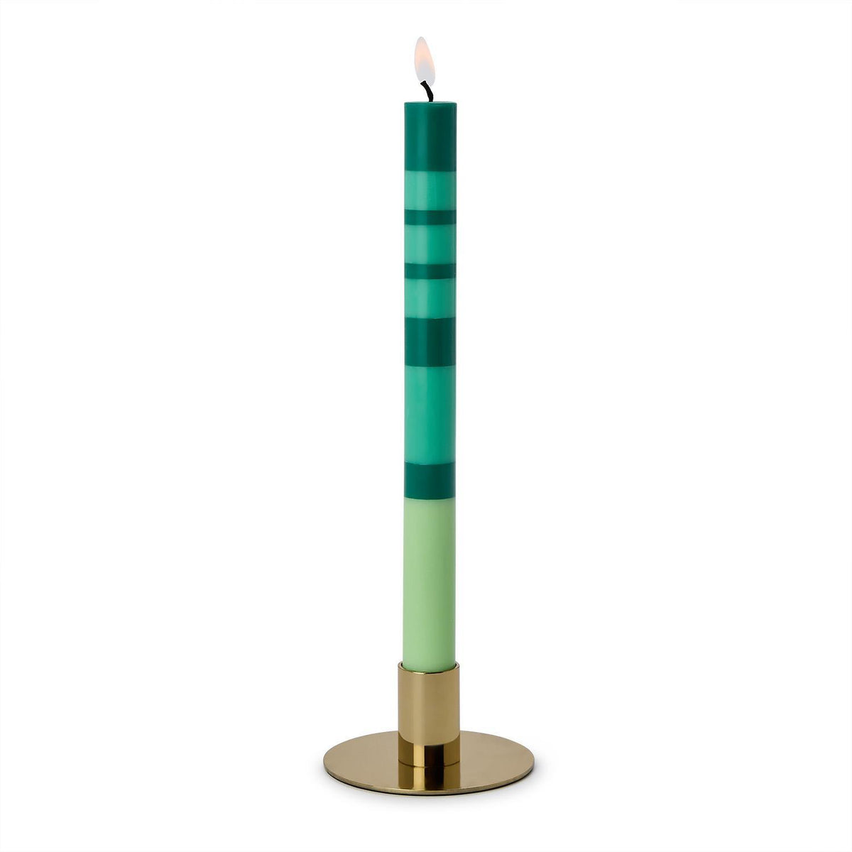 Metallic Gold Metal Taper Candlestick Candleholder - The Preppy Bunny