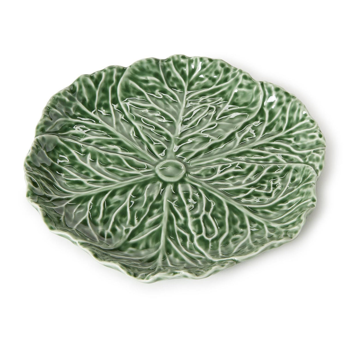 Cabbage Leaf Textured Tidbit Dish/Plate - The Preppy Bunny