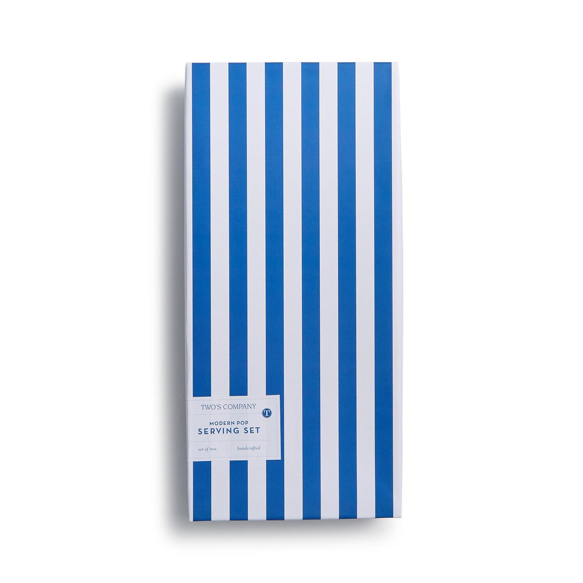 Blue and White Salad Server Set - The Preppy Bunny