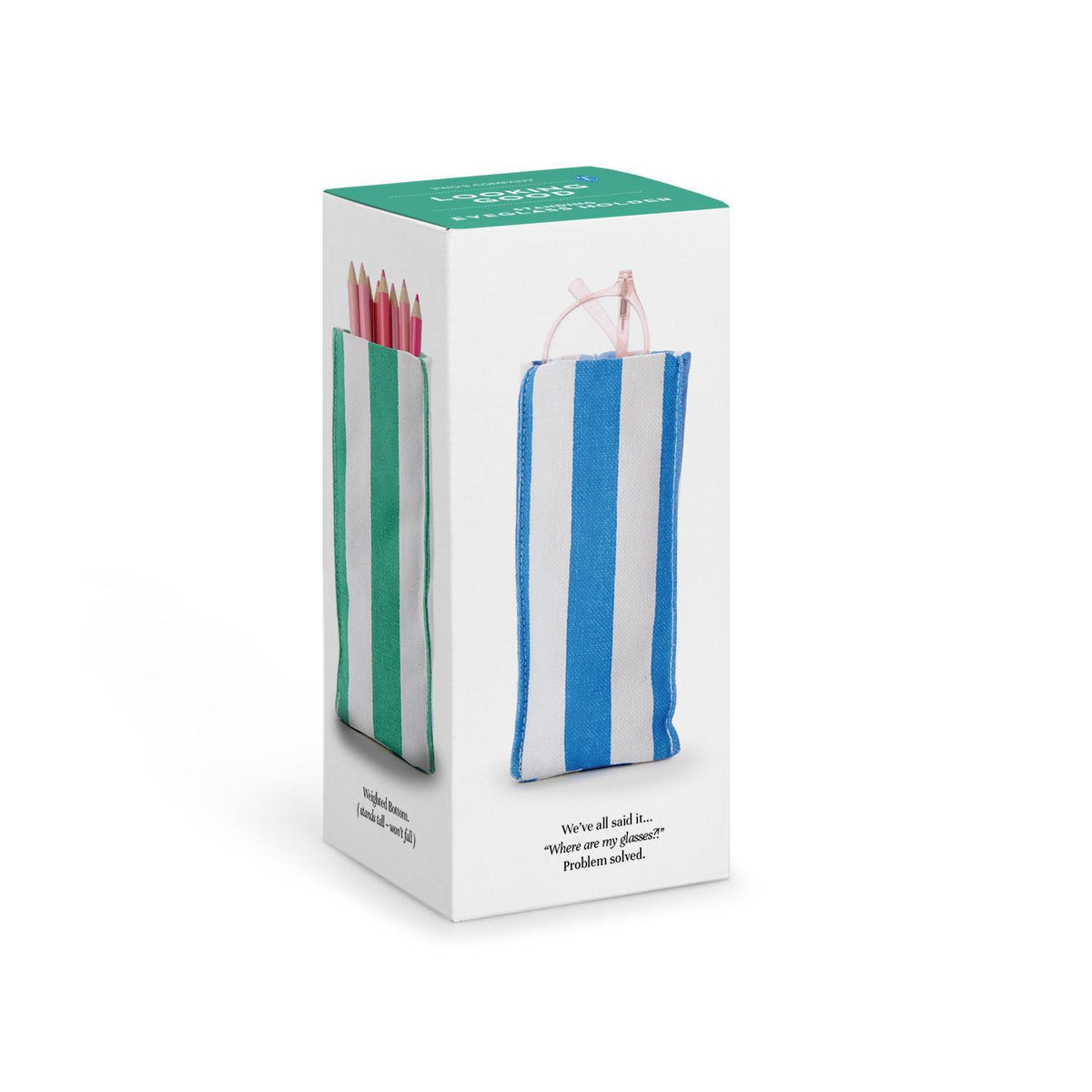 Cabana Stripe Weighted Eyeglass / Accessory Holder - The Preppy Bunny