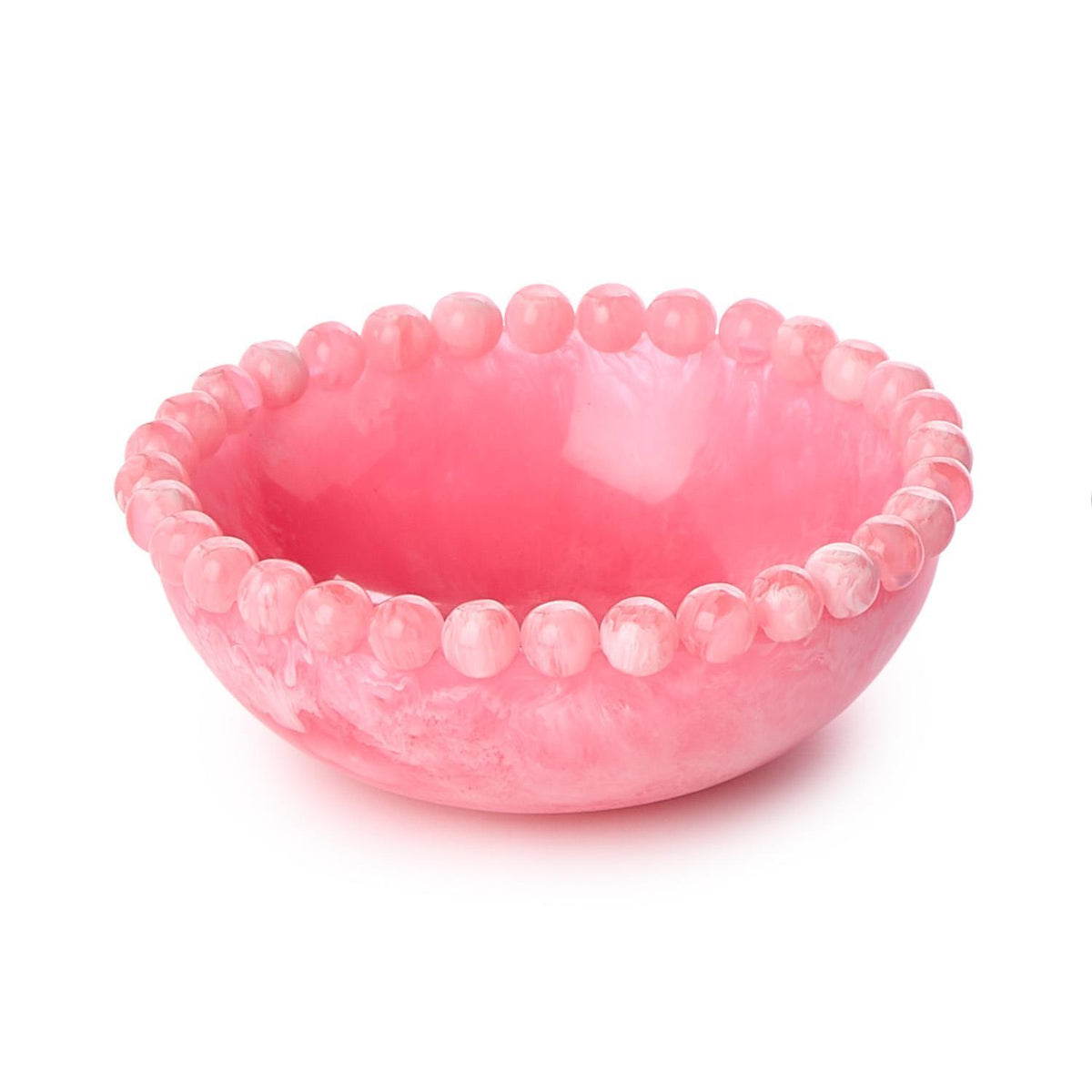 Beaded Resin Rim Bowl - The Preppy Bunny