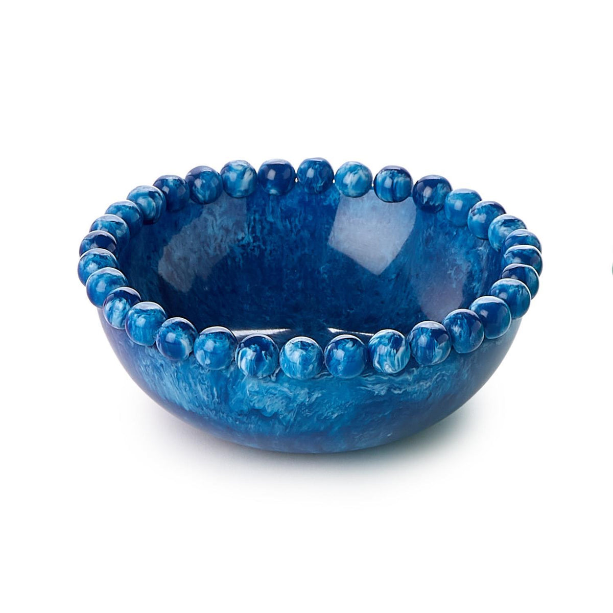Beaded Resin Rim Bowl - The Preppy Bunny