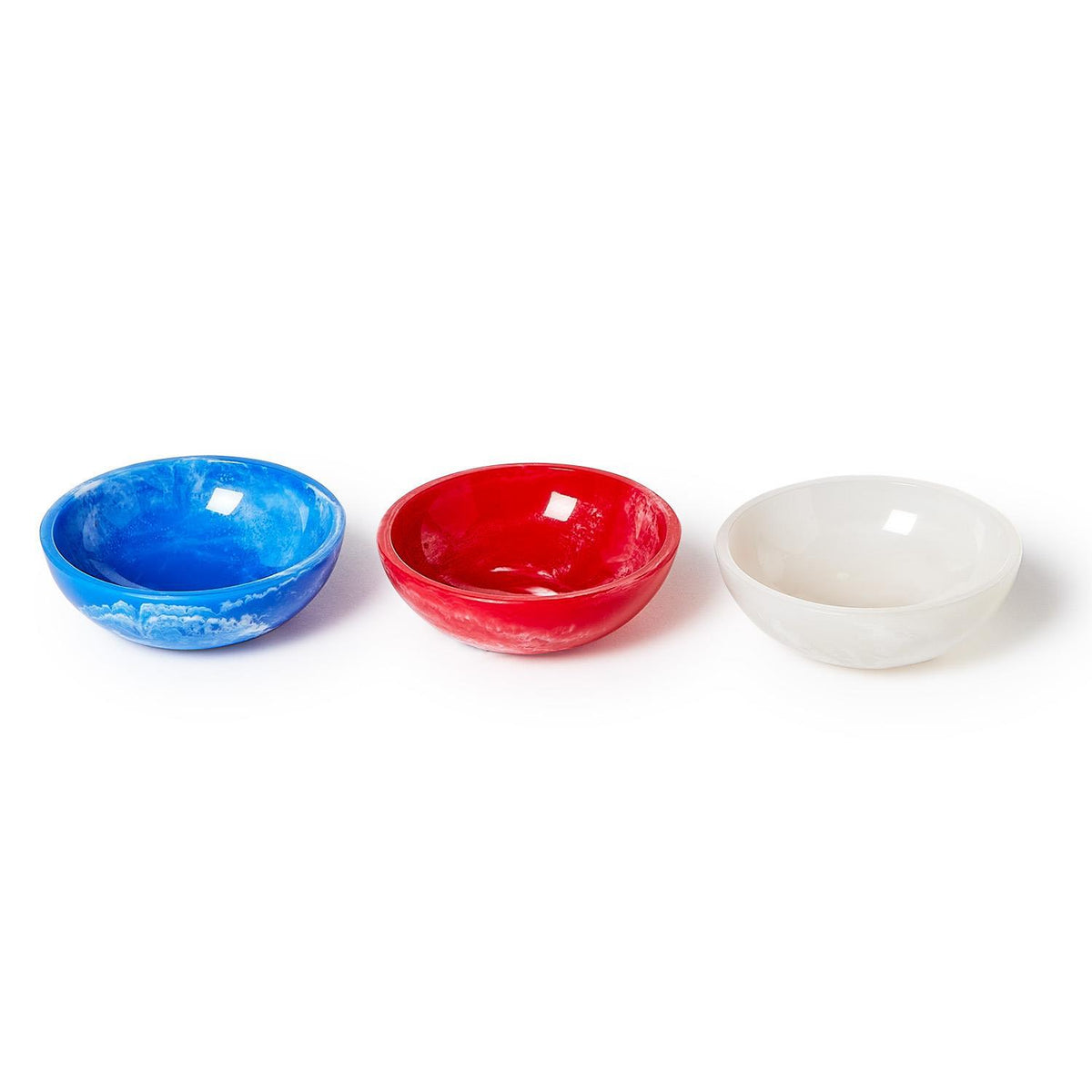 Red, White and Blue Round Tidbit Bowl - The Preppy Bunny