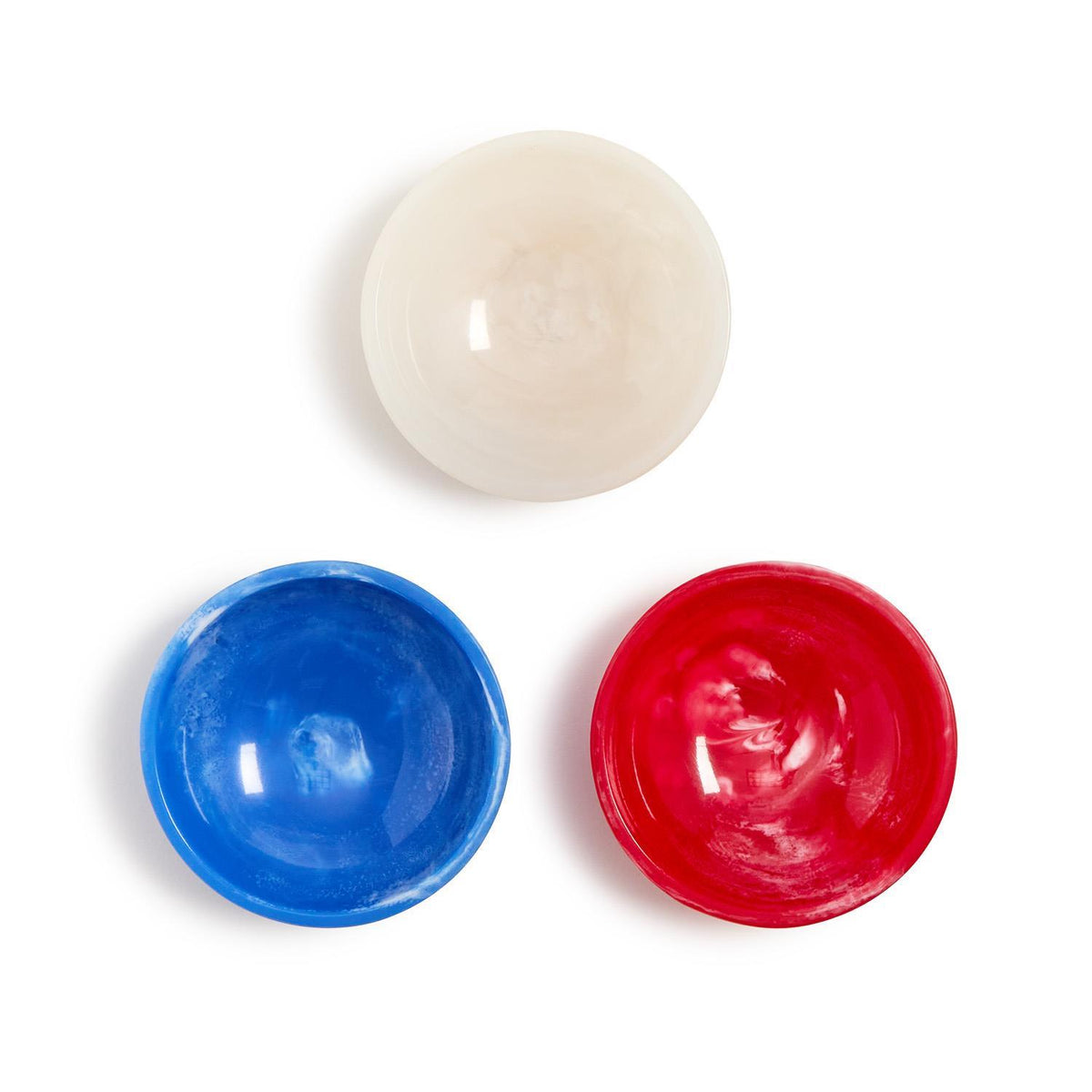Red, White and Blue Round Tidbit Bowl - The Preppy Bunny