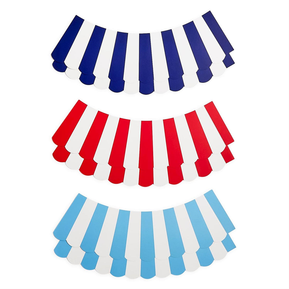 Bold Stripe Decorative Paper Lampshade Covers for LED Lamps - The Preppy Bunny
