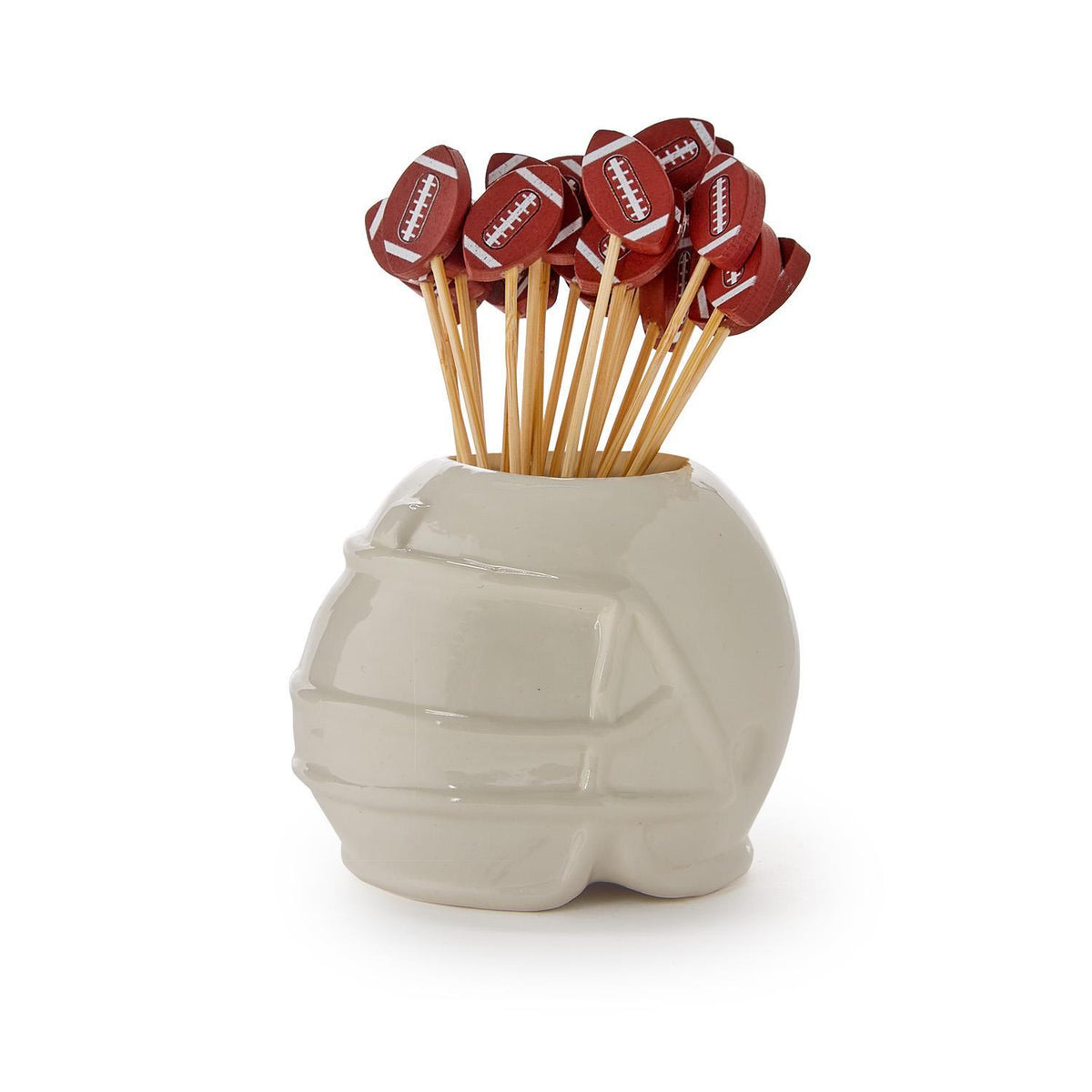 Football Helmet Pick Holder with 20 Football Picks