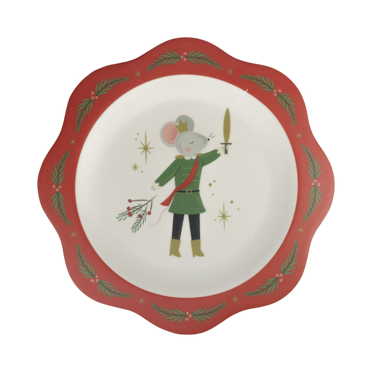 Nutcracker Bamboo 9&quot; Plates - Set of 4