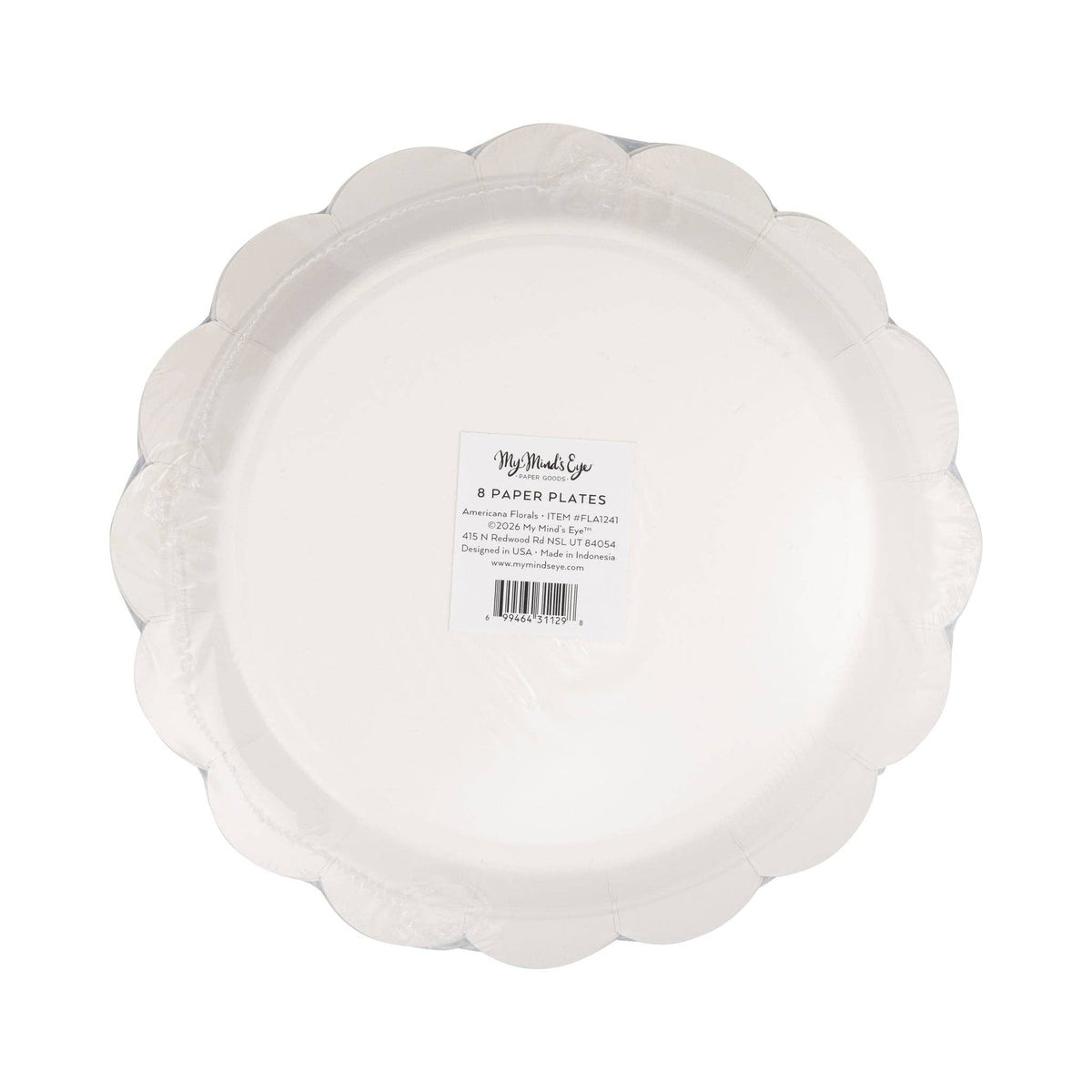 Floral Paper Plate Set - 9" - The Preppy Bunny