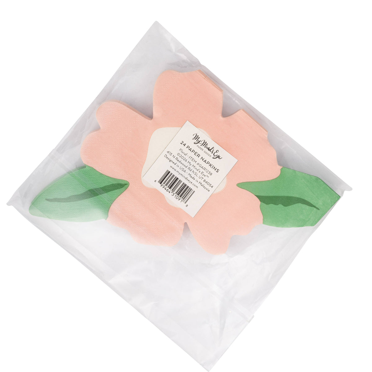 Floral Shaped Napkins - The Preppy Bunny