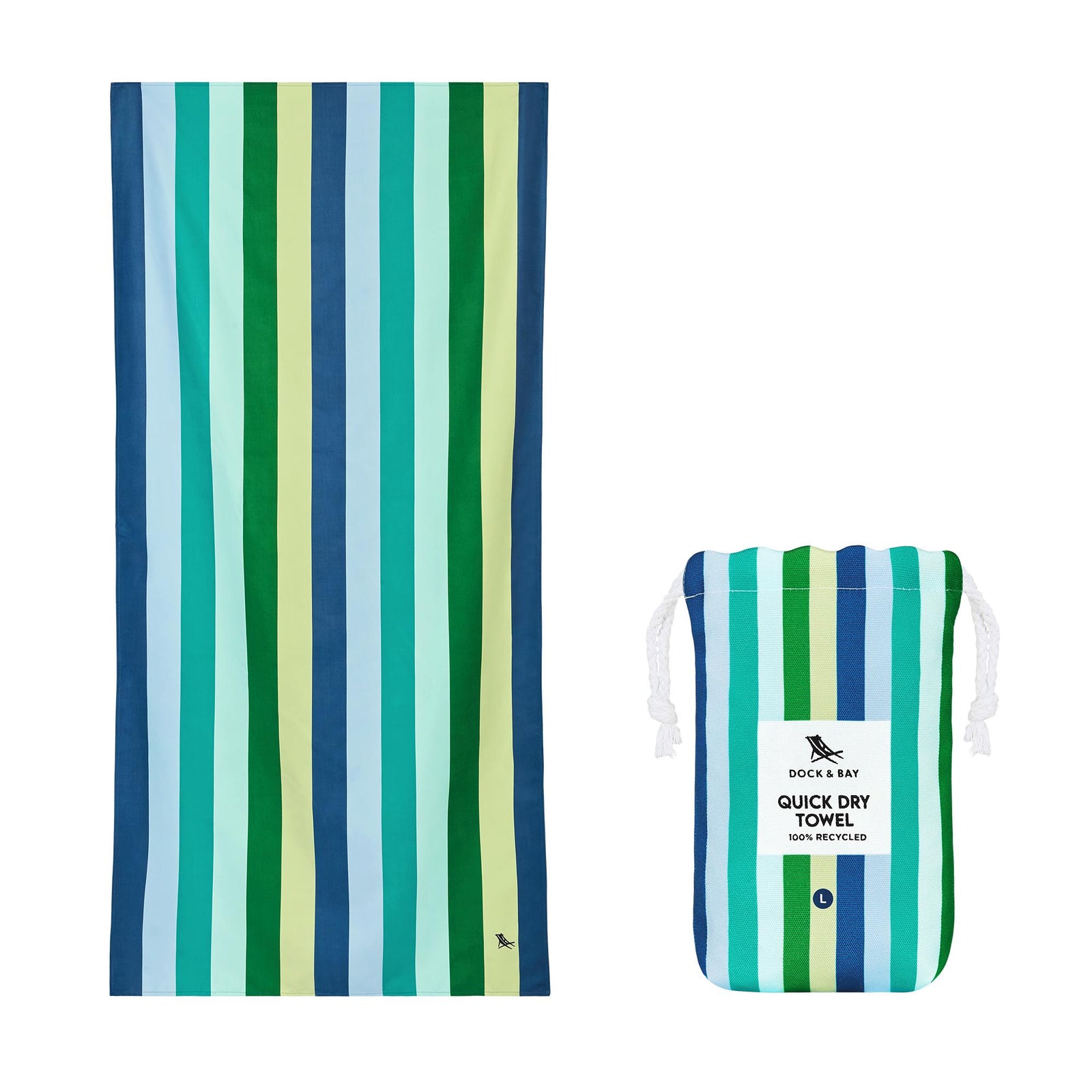 Cool Lagoon Dock & Bay Quick Dry Towel - The Preppy Bunny