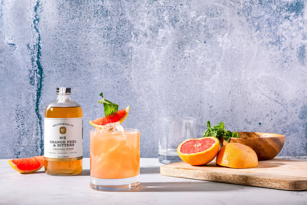 Orange Peel and Bitters Cocktail Mixer - The Preppy Bunny