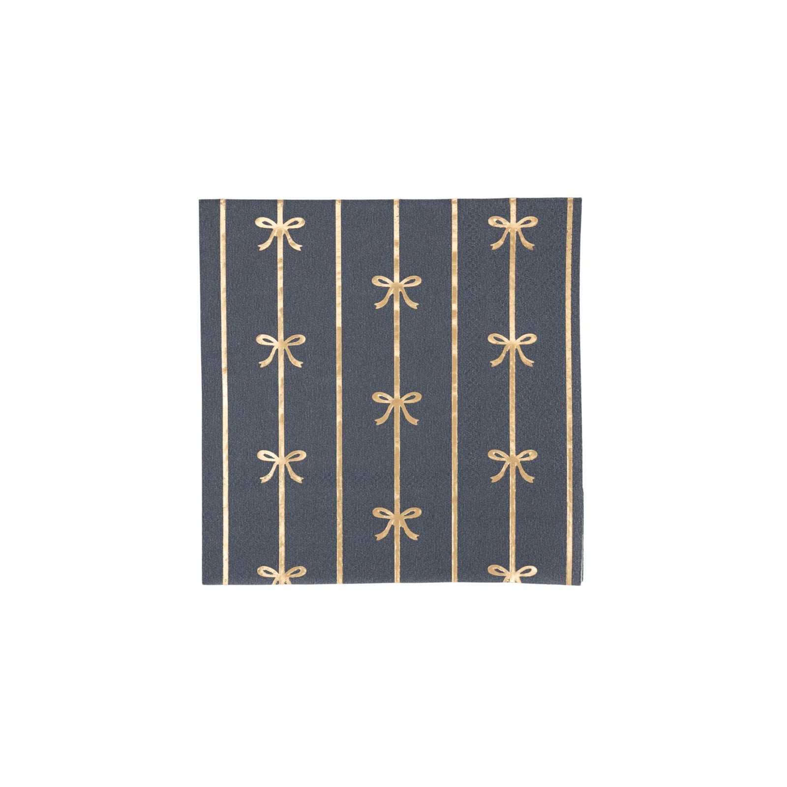 MIDNIGHT BLUE SIGNATURE BOW SMALL NAPKINS - The Preppy Bunny