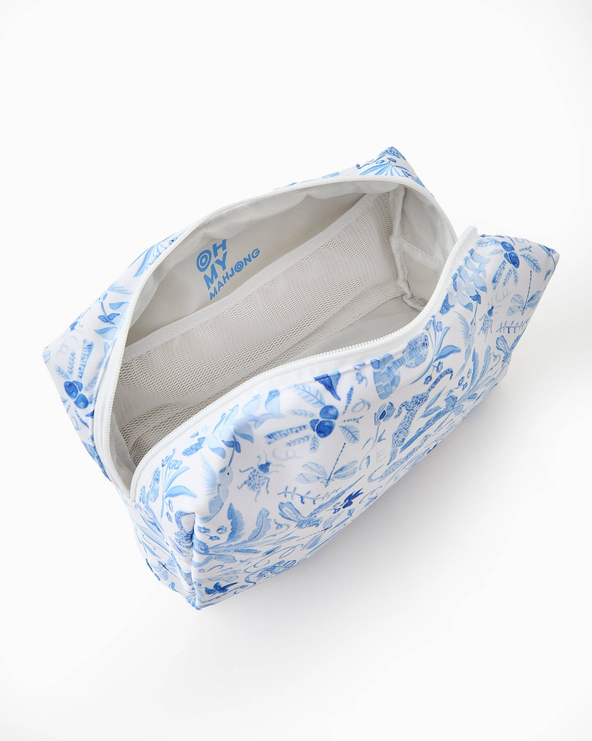 Amazon Blue Tile Storage Bag x Catherine Cartie Collab - The Preppy Bunny