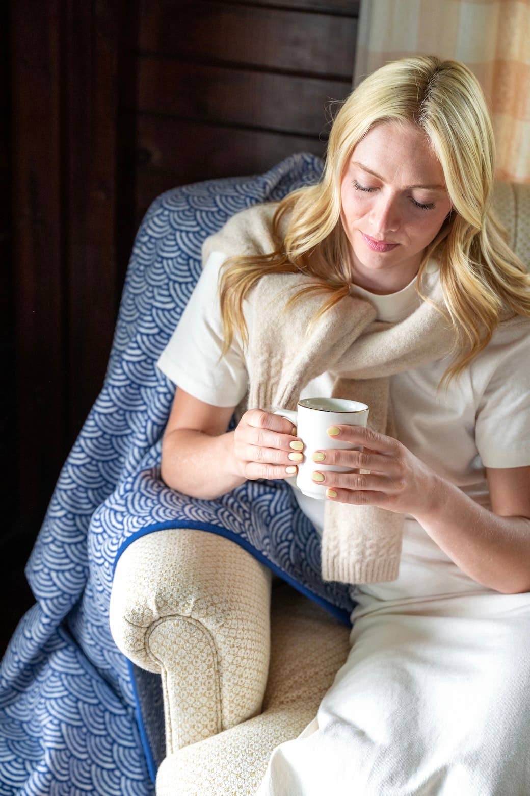 Brewster Scallops Blanket by ChappyWrap