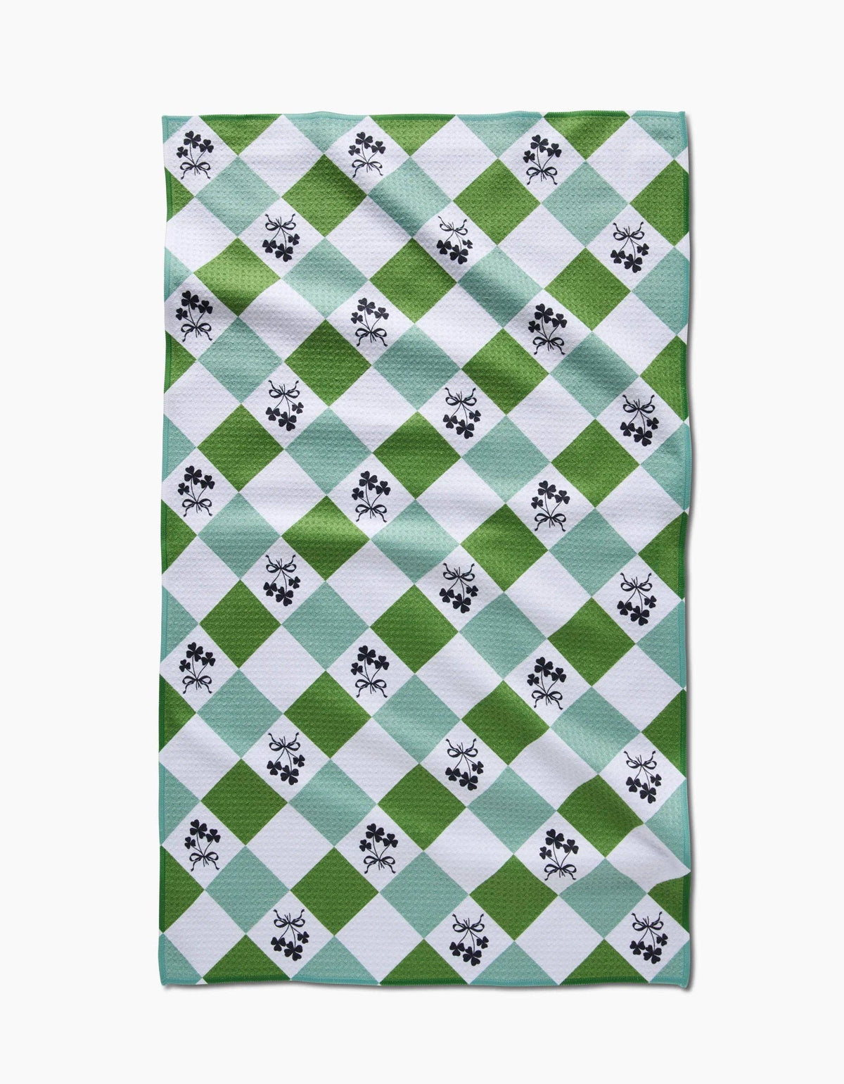 Diamond Bow Tea Towel by Geometry