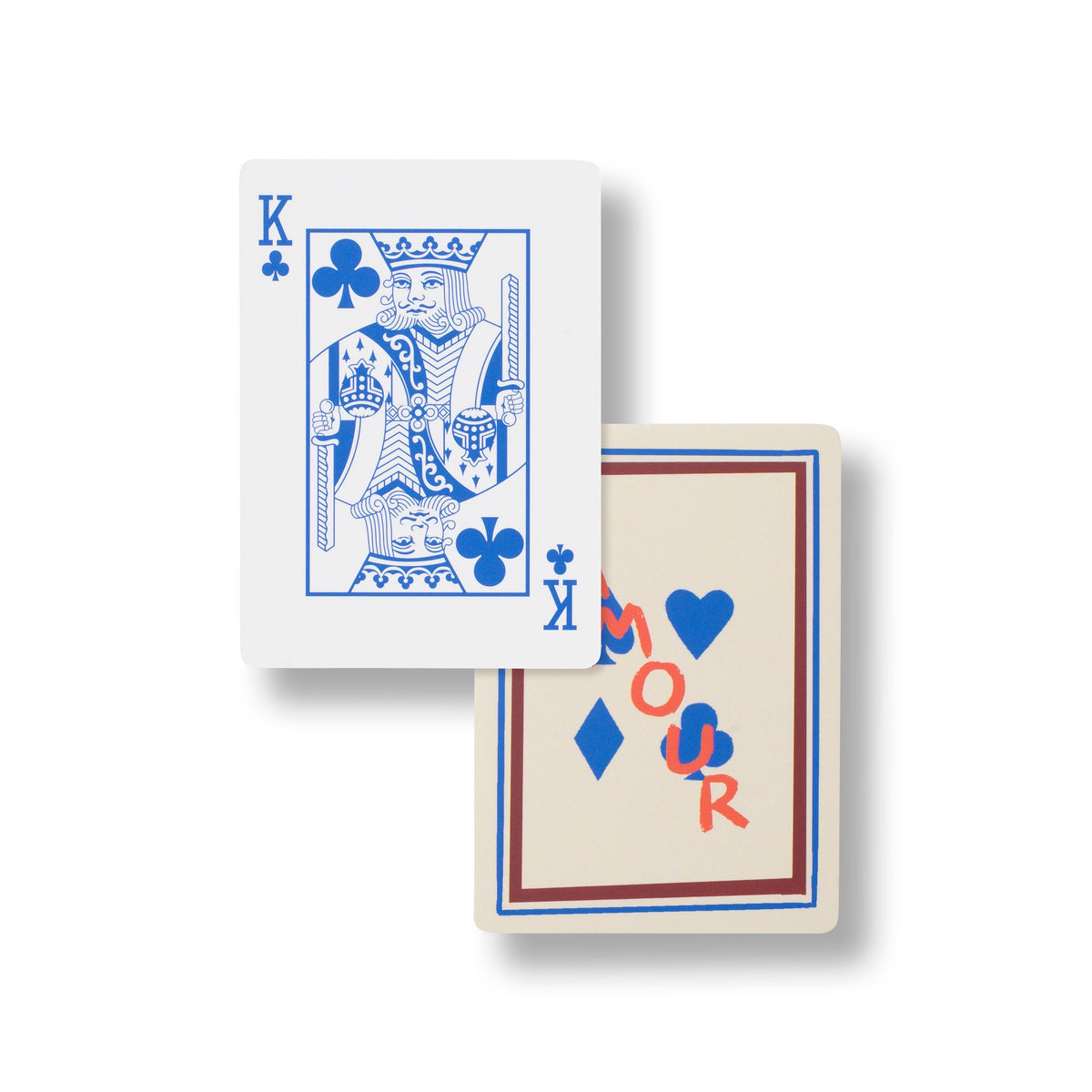 Playing Card Game, Set of 2 - Suits & Stripes