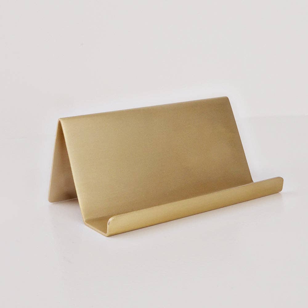 brass card holder - The Preppy Bunny