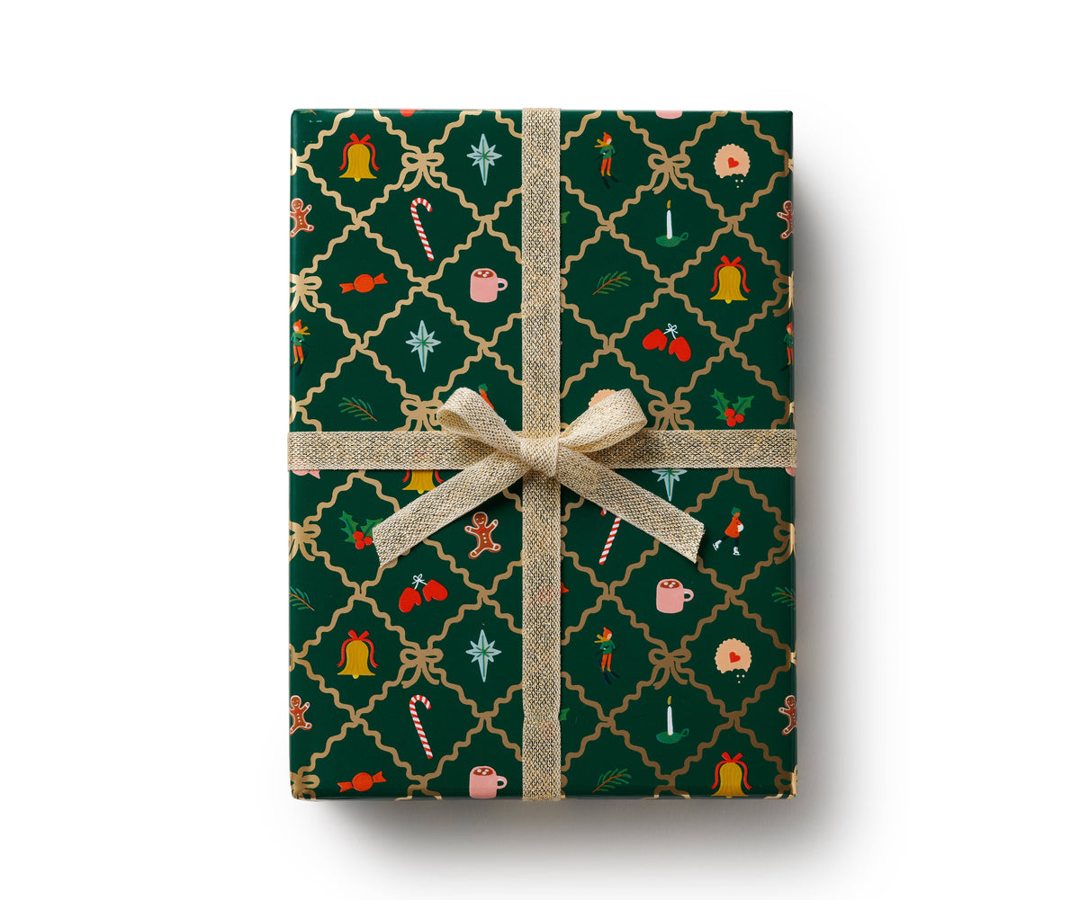 Holiday Argyle Continuous Wrapping Roll - The Preppy Bunny