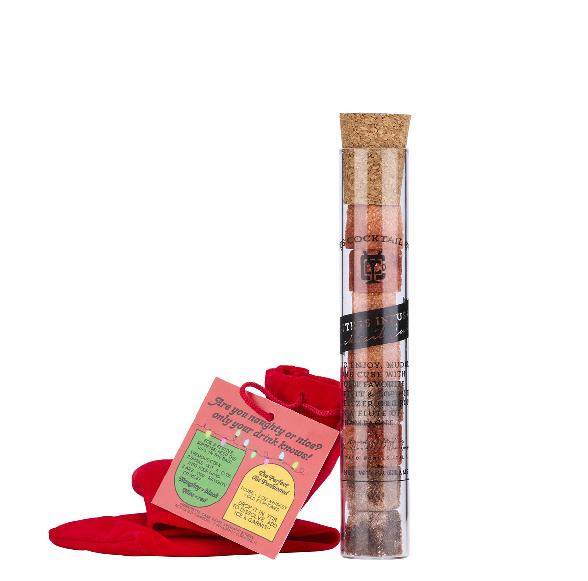 Naughty or Nice Old Fashioned Cubes - The Preppy Bunny