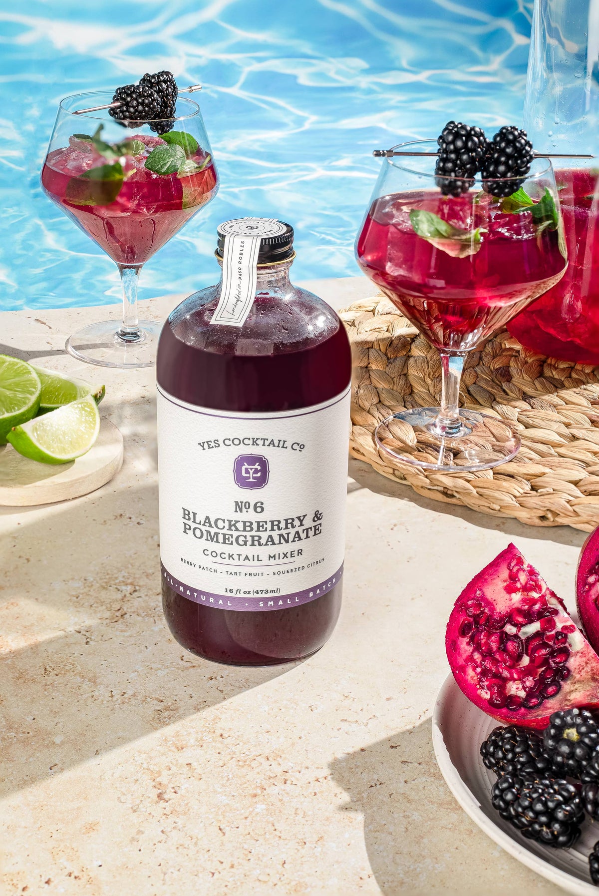 Blackberry Pomegranate Cocktail Mixer - The Preppy Bunny