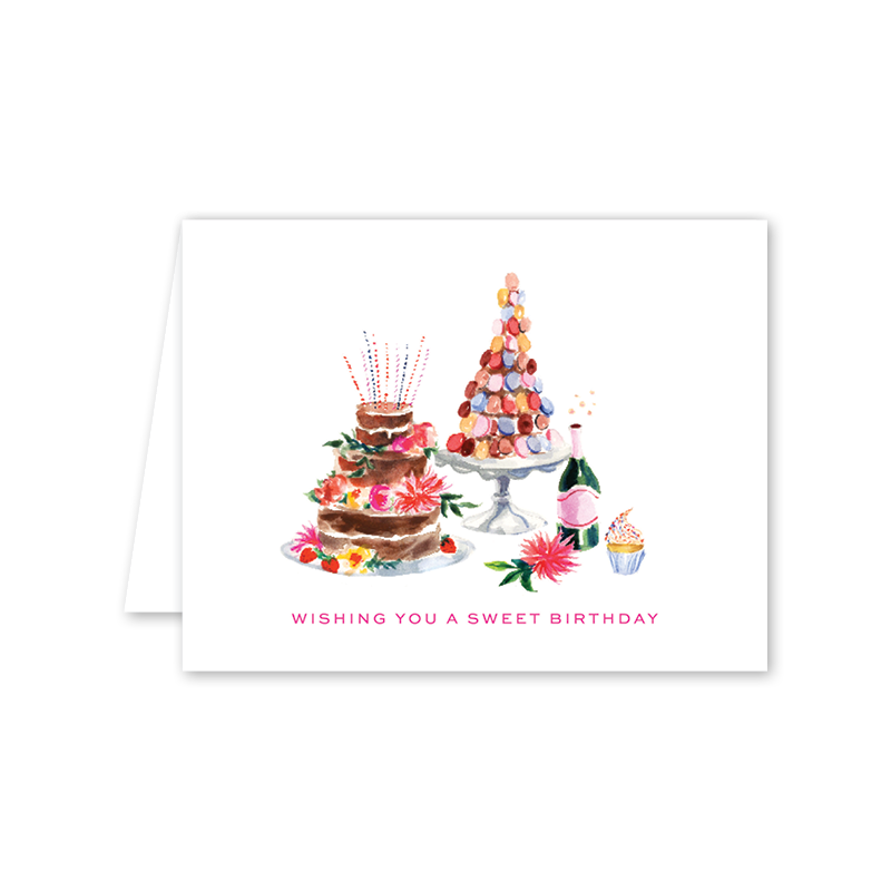 Colorful Fete Birthday Greeting Card