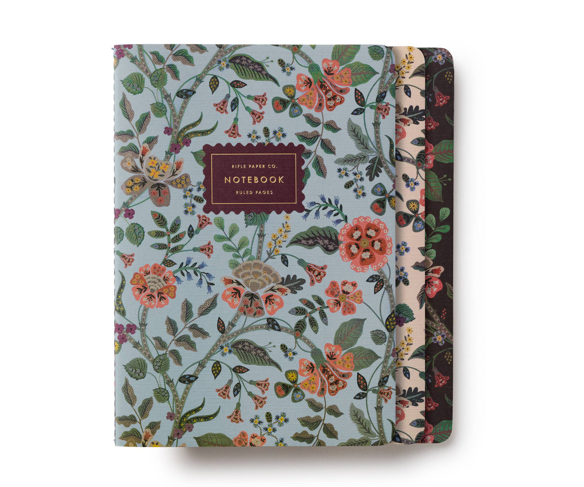Assorted Set of 3 Gracie Notebooks - The Preppy Bunny