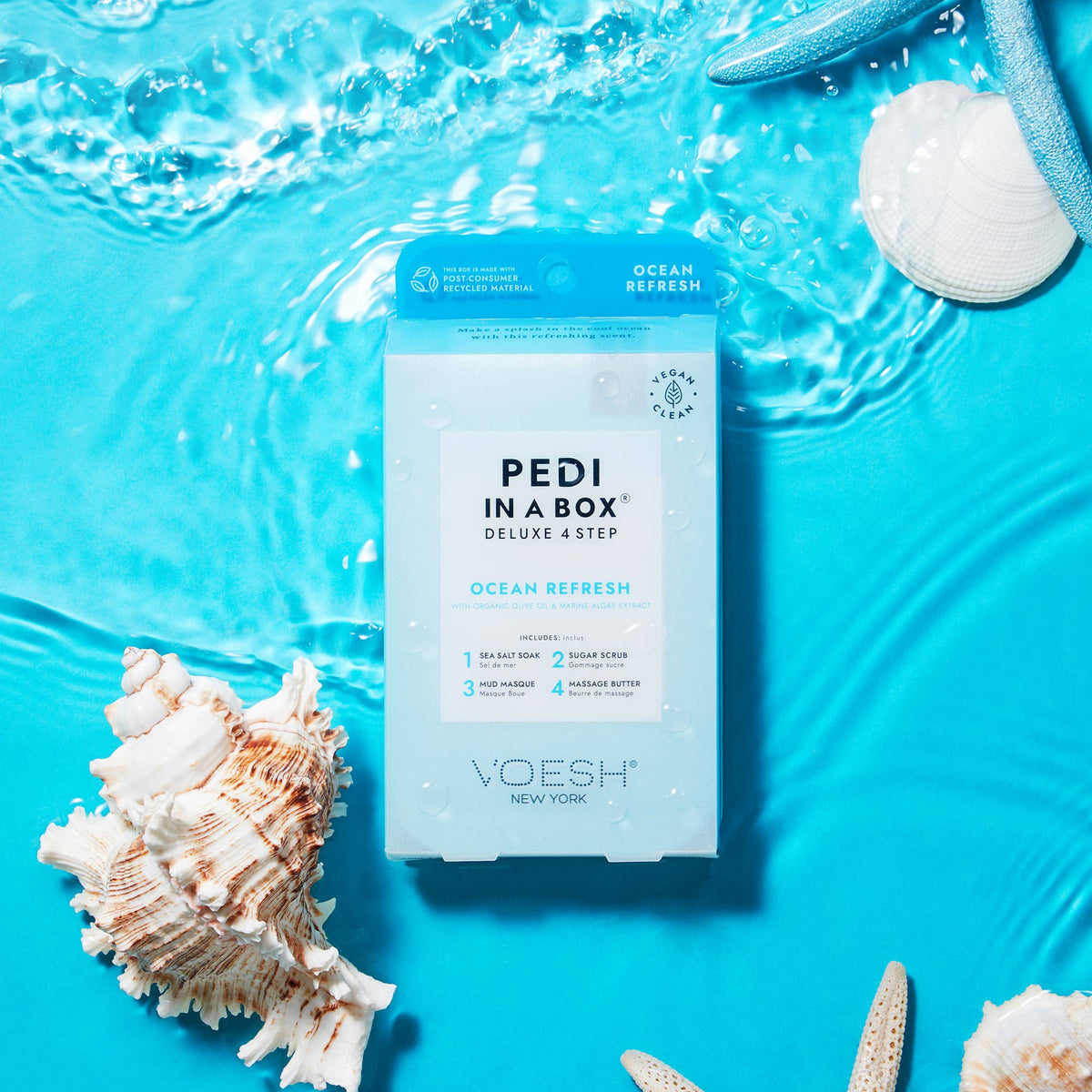 Pedi in a Box 4 Step - Ocean Refresh - The Preppy Bunny
