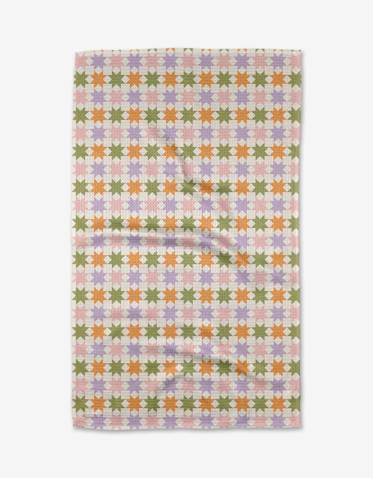 Spring Quilt Tea Towel by Geometry