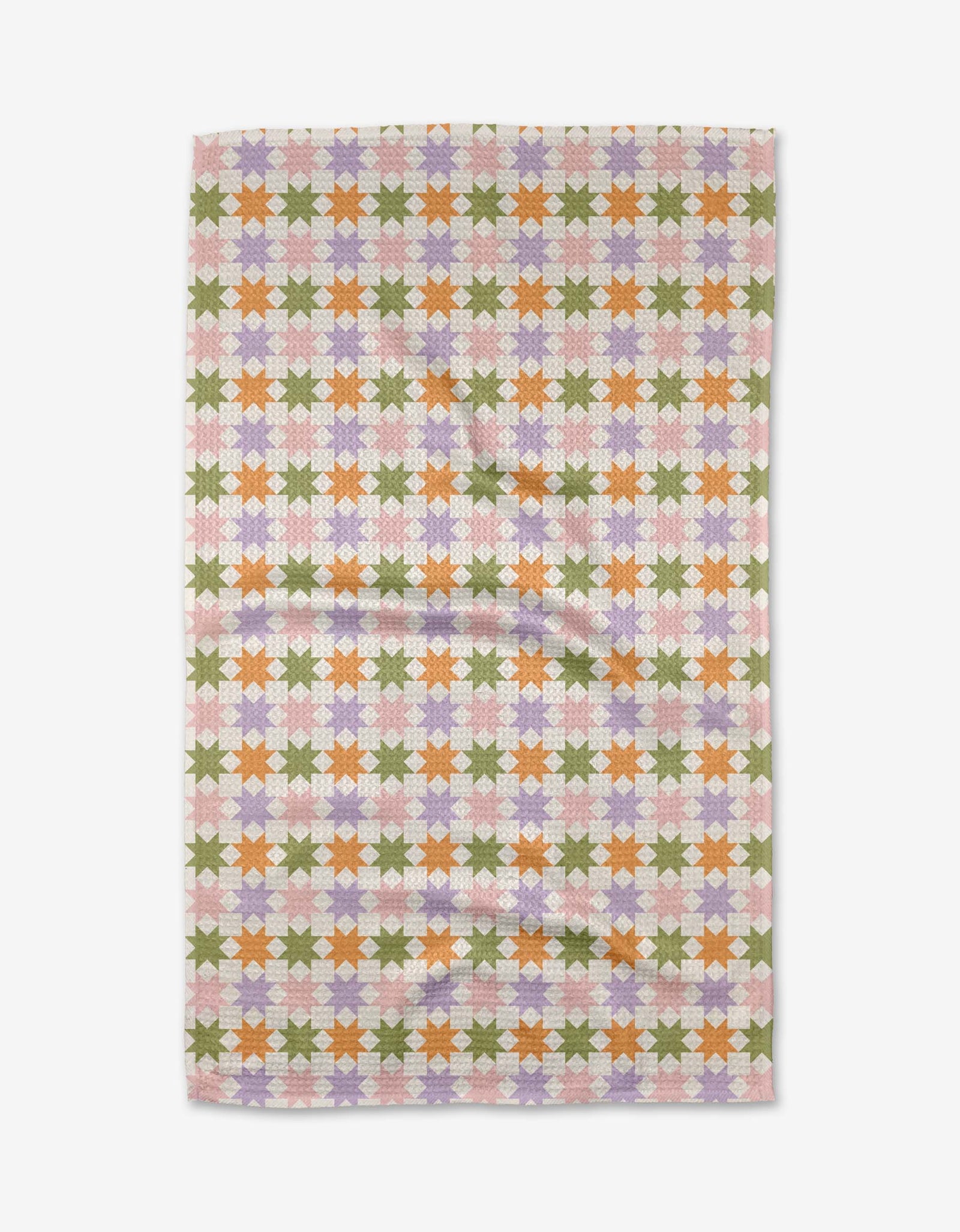 Spring Quilt Tea Towel by Geometry - The Preppy Bunny