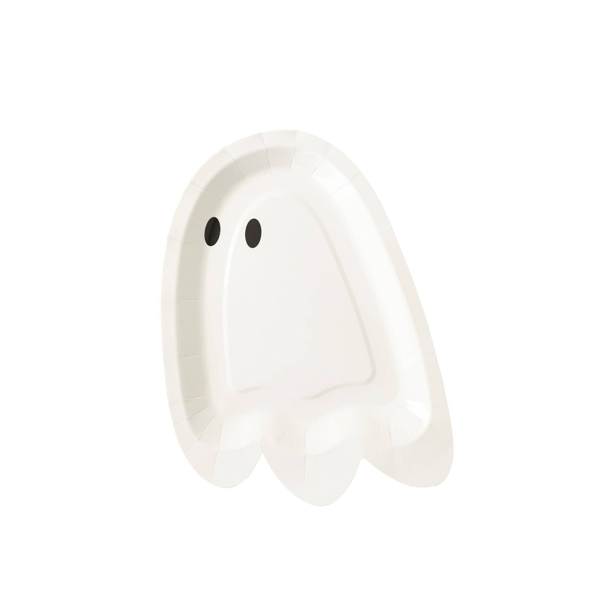 Hey Pumpkin Ghost Shaped Paper Plate - The Preppy Bunny