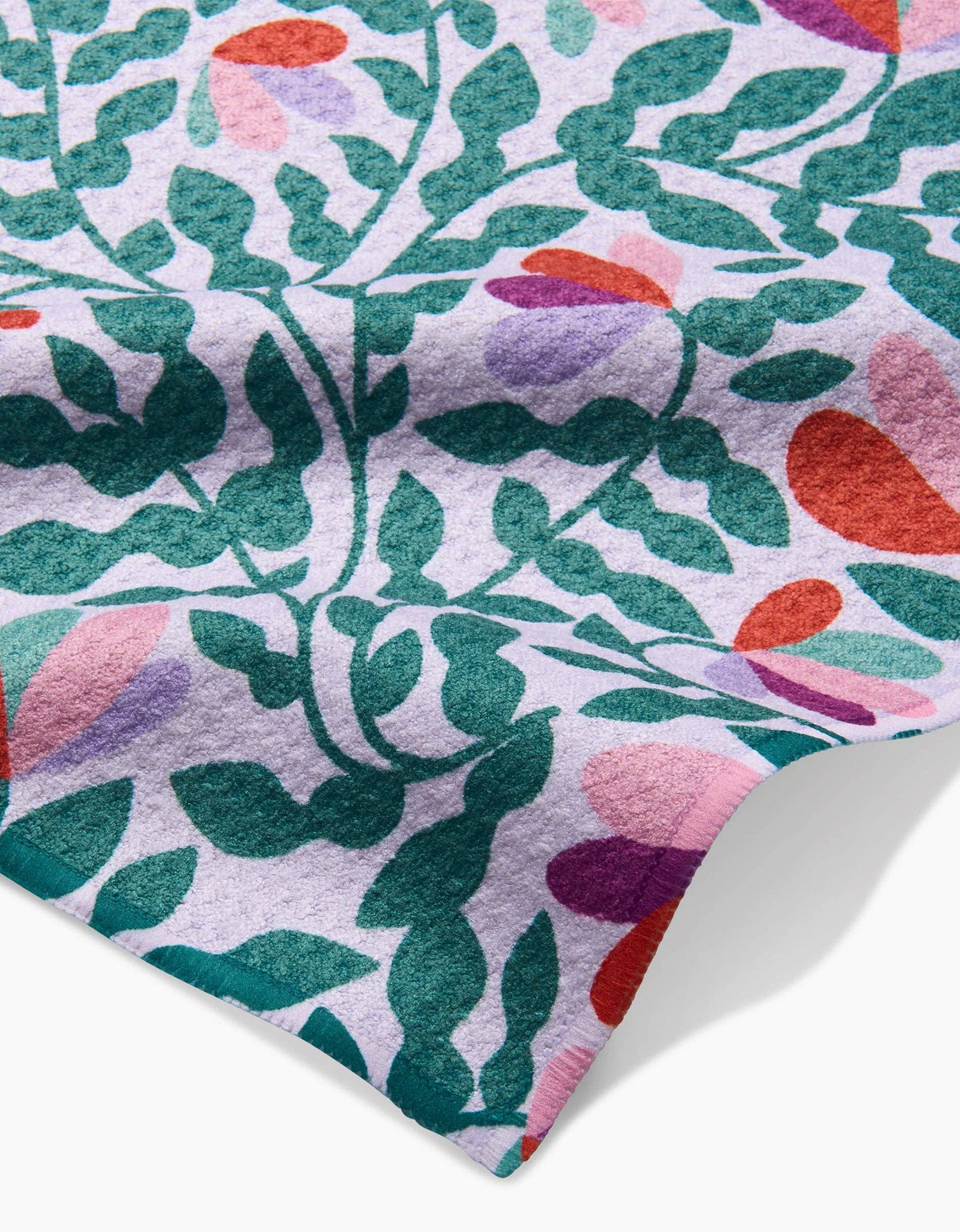 Spring Wavy Leaves Dishcloth Set by Geometry