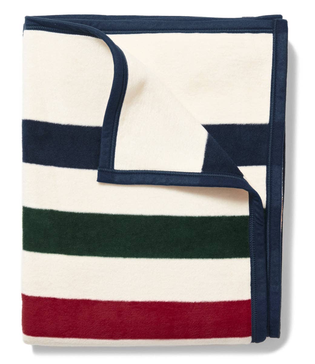 Vintage Casco Bay Stripe Blanket by ChappyWrap - The Preppy Bunny