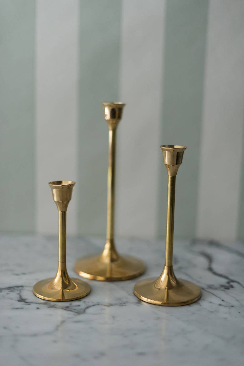 Brass Candlesticks - 3 sizes - The Preppy Bunny