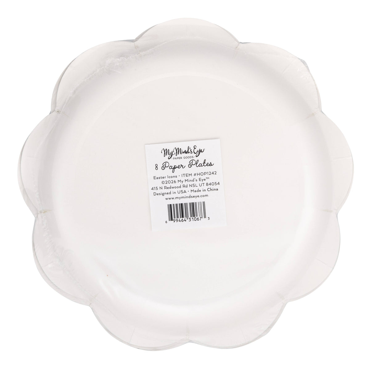 Easter Icons 8" Plates - The Preppy Bunny