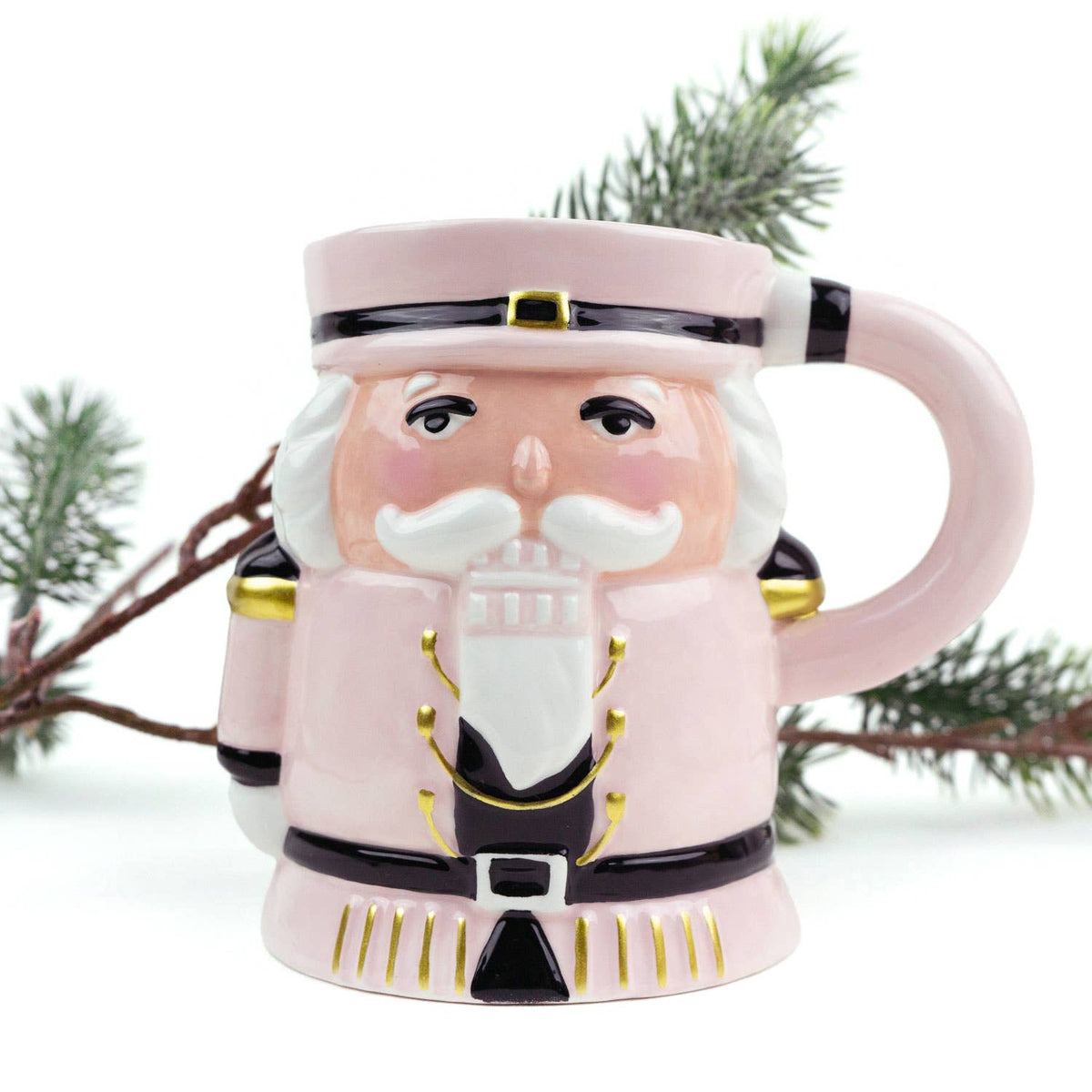 Pink Suit Nutcracker Coffee Mug