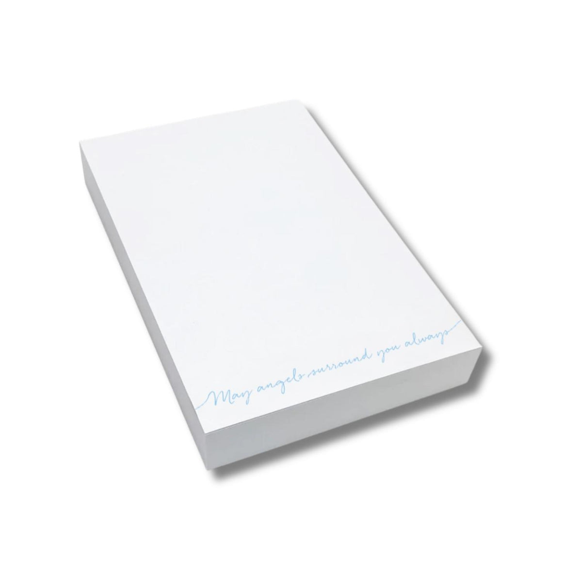 May Angels Surround You Always Notepad - BLUE