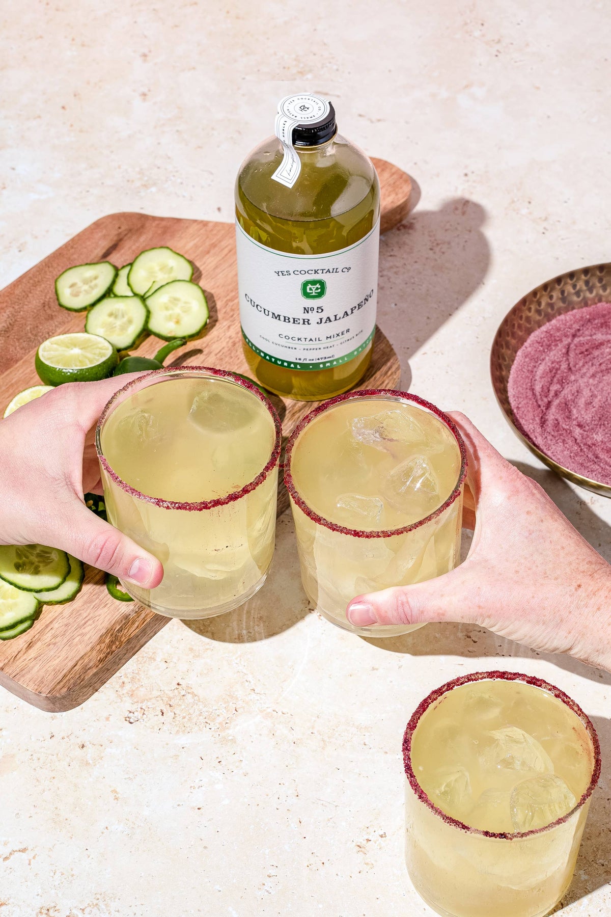 Cucumber Jalapeno Cocktail Mixer - The Preppy Bunny