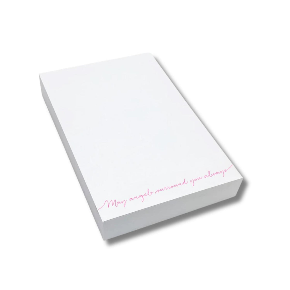 May Angels Surround You Always Notepad - PINK