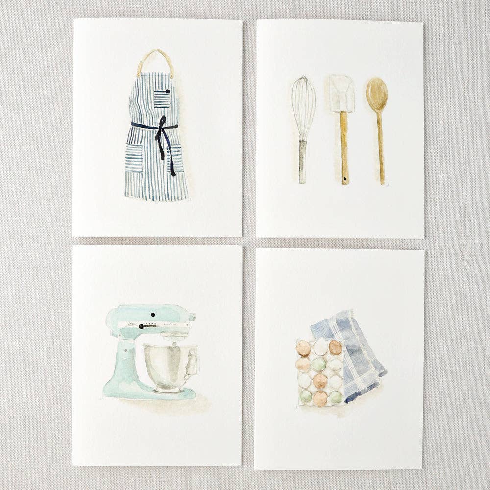 Baking notecard set