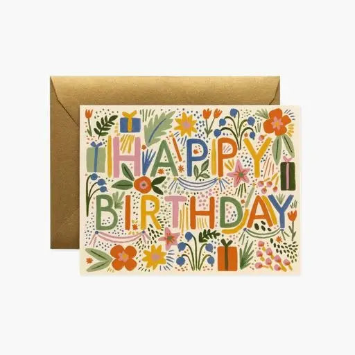 Fiesta Birthday Greeting Card - The Preppy Bunny