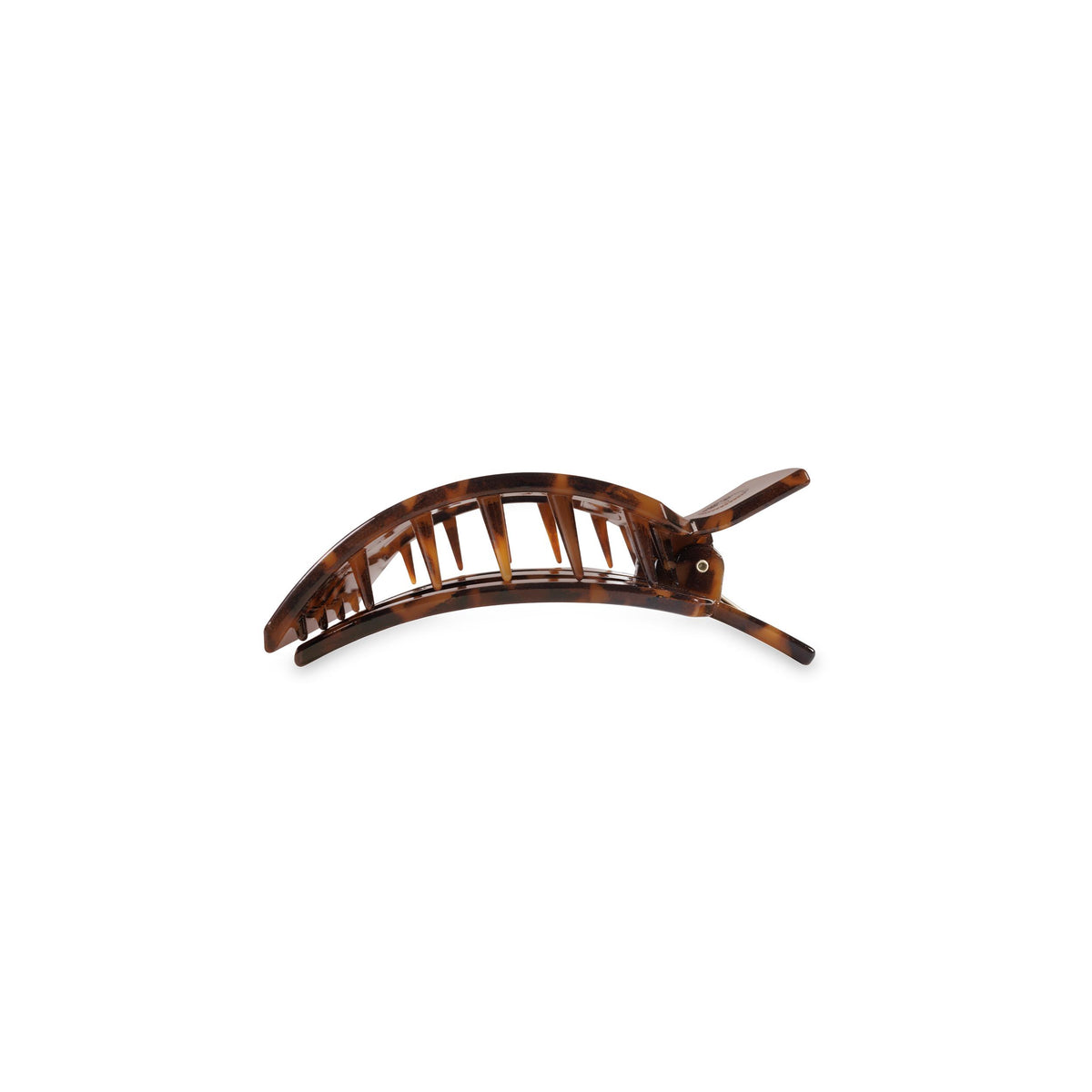 Square Flat Hair Clip | Small | Tortoise